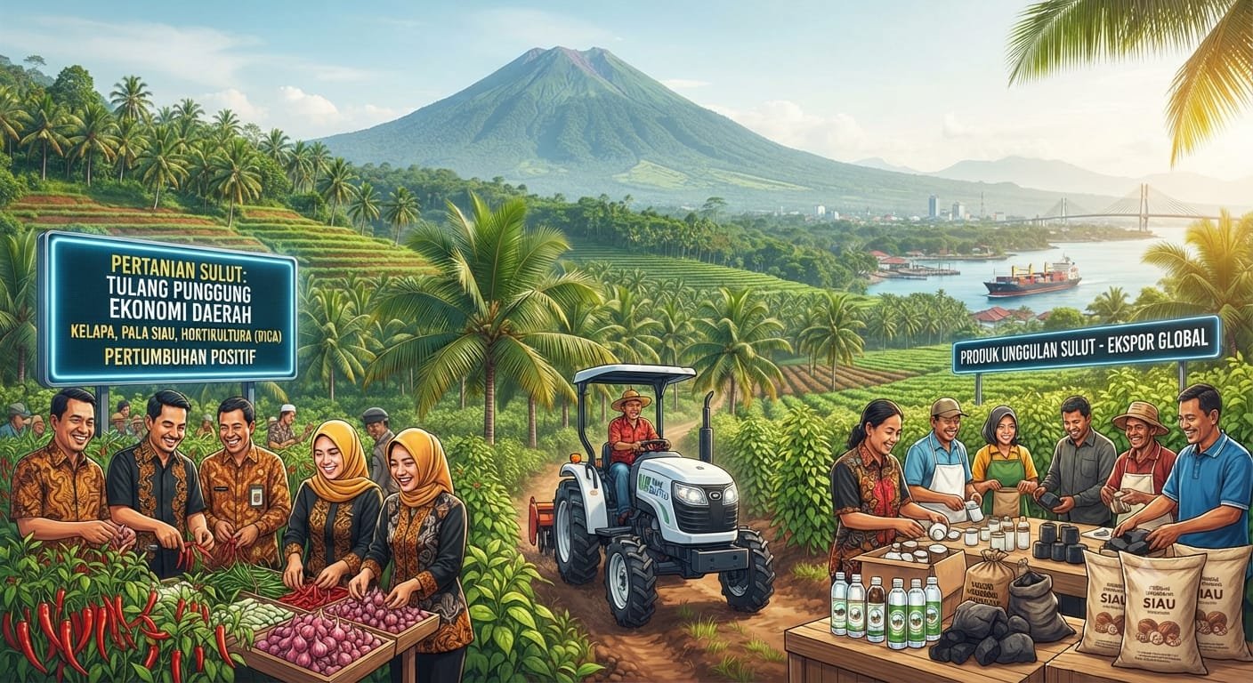 Fajar Baru Ekonomi 'Bumi Nyiur Melambai': Mengakselerasi Pertumbuhan Lokal Lewat Sektor Pertanian