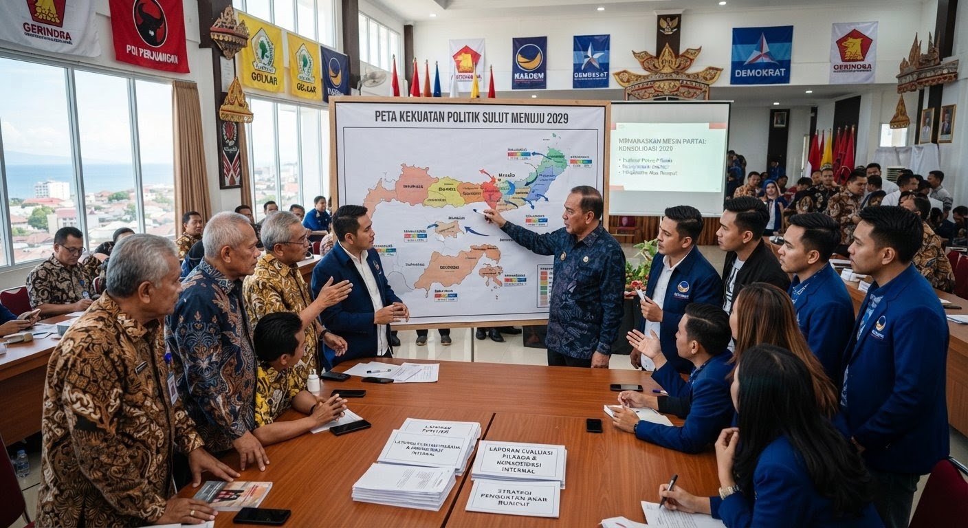 Menatap Peta Kekuatan Politik Pasca-Pilkada, Parpol di Sulawesi Utara Mulai Panaskan Mesin Konsolidasi Menuju 2029