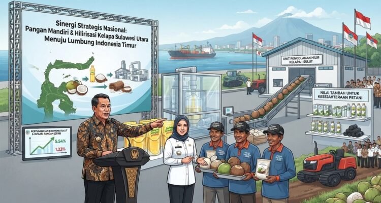 Dukung Program Strategis Nasional, Pemprov Sulut Perkuat Sinergi Penguatan Ketahanan Pangan dan Hilirisasi Sektor Unggulan